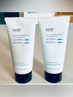 NEW! sealed belif Aqua Bomb Jelly Cleanser